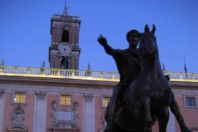 Campidoglio di sera